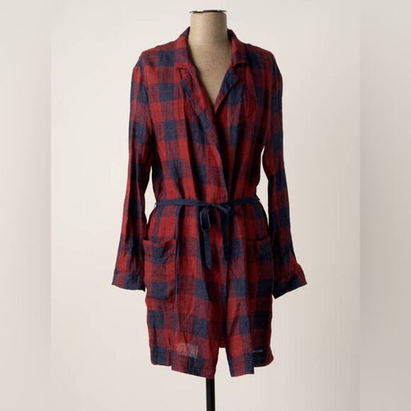Diega Paris linen plaid blazer Small - Picture 1 of 7